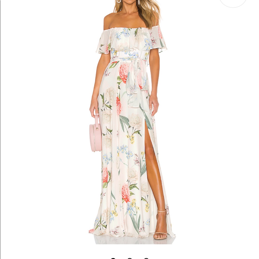 Yumi Kim Carmen Maxi Flower Dress Size L